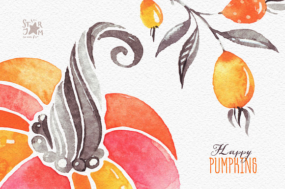 Happy Pumpkins! in Illustrations - product preview 4