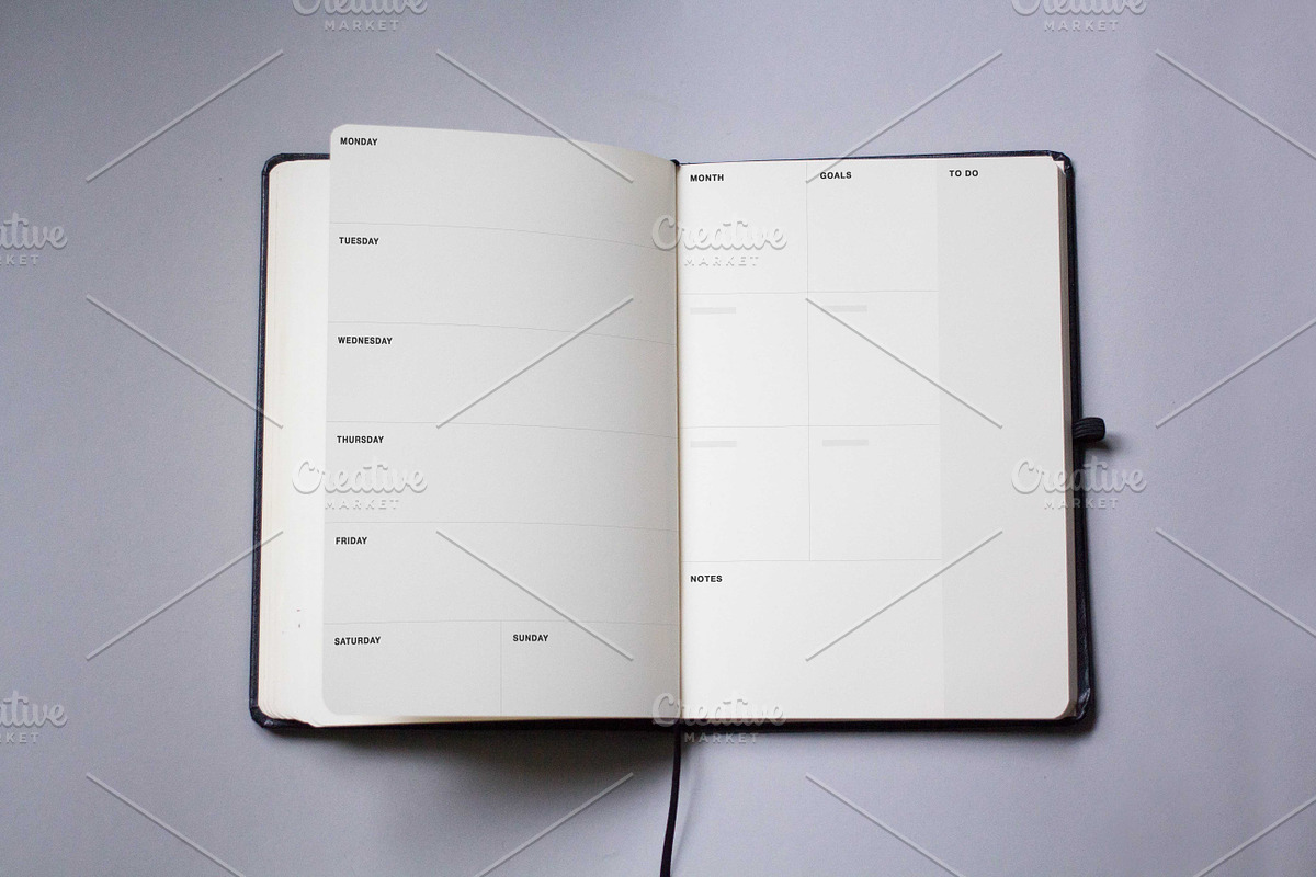 Notebook or book mockup in Print Mockups - product preview 8