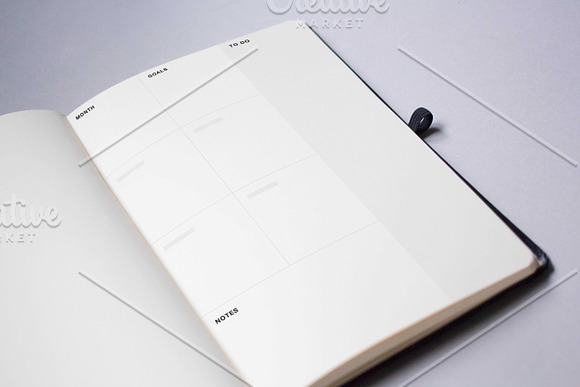 Notebook or book mockup in Print Mockups - product preview 1