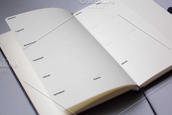 Notebook or book mockup in Print Mockups - product preview 2