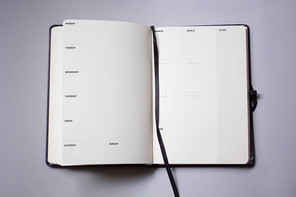 Notebook or book mockup in Print Mockups - product preview 4