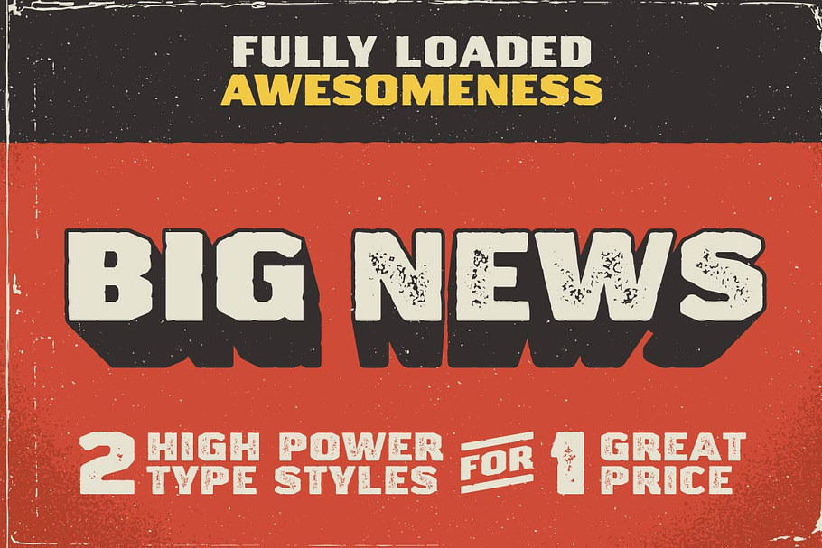 Big News I & II Font in Display Fonts - product preview 8