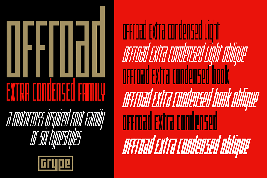 Offroad Extra Condensed Family