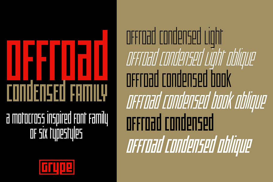 Offroad Condensed Family