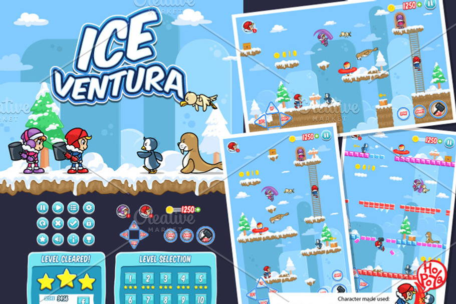 Ice Ventura Game Assets  in Objects - product preview 8
