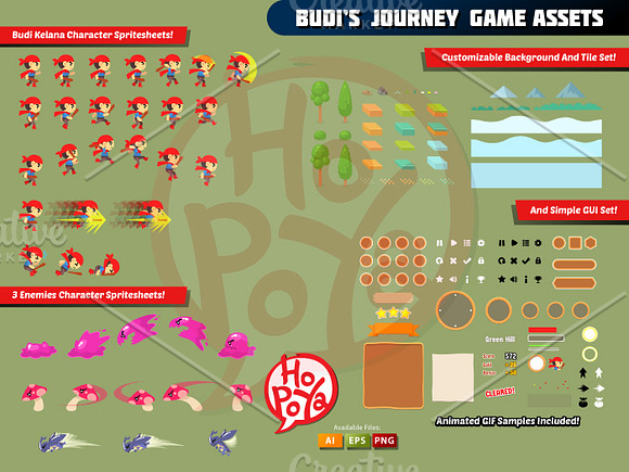 Budi Journey Game Assets in Objects - product preview 1