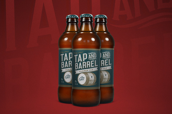 Summer Ale Mock-Up in Product Mockups - product preview 1