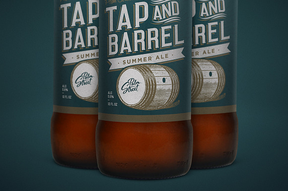 Summer Ale Mock-Up in Product Mockups - product preview 2
