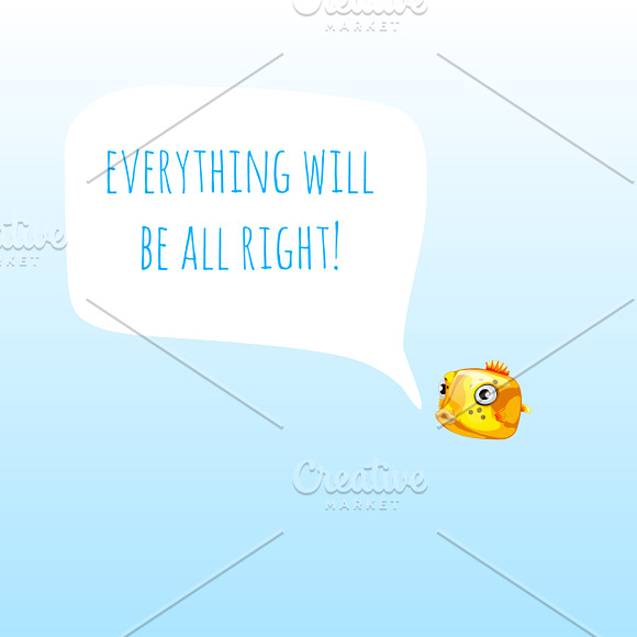 Cartoon fish and their wishes in Illustrations - product preview 2