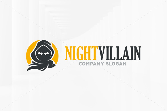 Night Villain Logo Template in Logo Templates - product preview 1