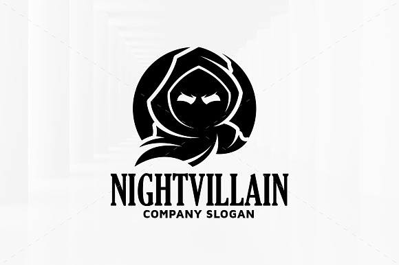 Night Villain Logo Template in Logo Templates - product preview 2