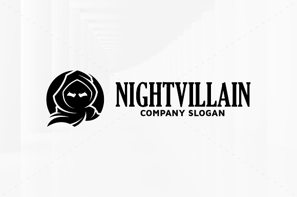 Night Villain Logo Template in Logo Templates - product preview 3