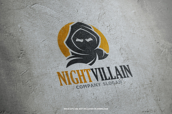 Night Villain Logo Template in Logo Templates - product preview 4