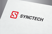 Sync Tech - Letter S Logo