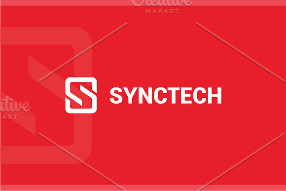 Sync Tech - Letter S Logo in Logo Templates - product preview 2