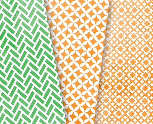 St Patricks Pattern Watercolor Paper in Patterns - product preview 4