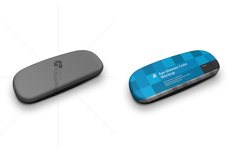 Clamshell Eyeglass Case Mockup in Product Mockups - product preview 8