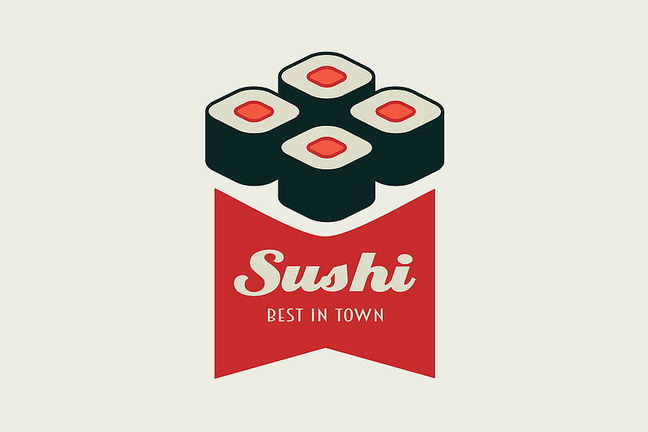 Sushi logo or symbol in Logo Templates - product preview 8