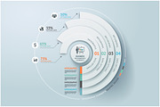 Business Infographic Circle Elements