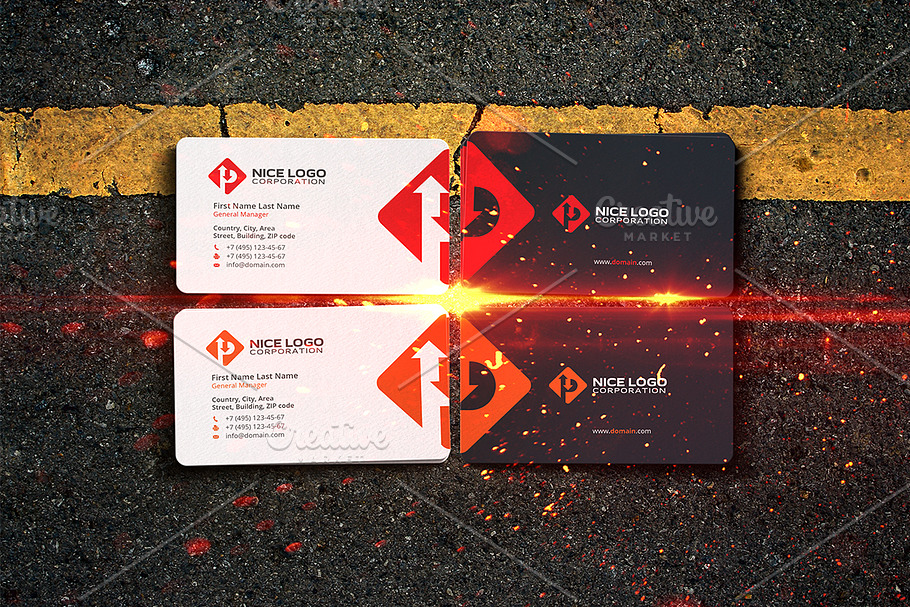 parking business card in Business Card Templates - product preview 8