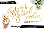 Blog Social Media Handlettering Pack