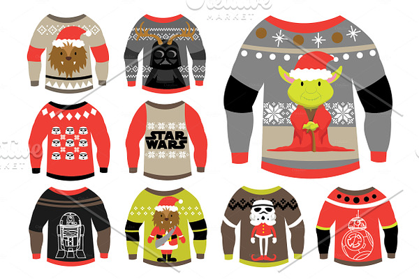 Star Wars Ugly Sweater Set