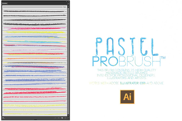 Pastels - ProBrush™ in Photoshop Brushes - product preview 1