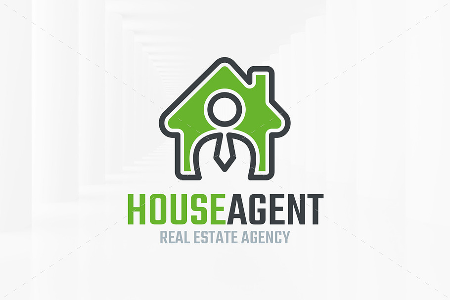 House Agent Logo Template in Logo Templates - product preview 8