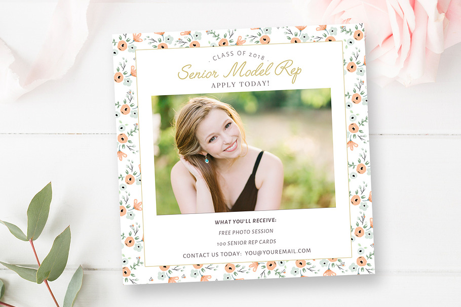 Senior Model Rep Template in Flyer Templates - product preview 8