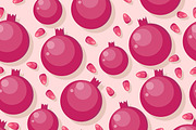 Pomegranate Seamless Pattern