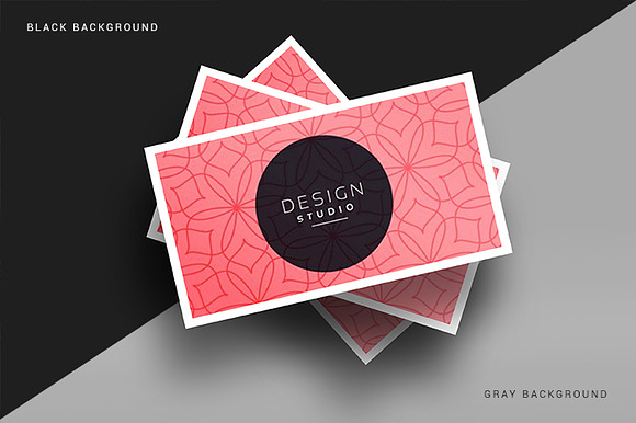 5 Realistic Business Card Mockups in Print Mockups - product preview 3