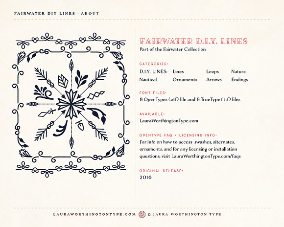 Fairwater DIY Lines in Symbol Fonts - product preview 4