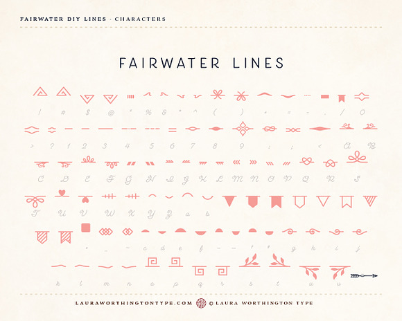 Fairwater DIY Lines in Symbol Fonts - product preview 21