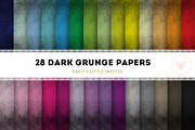 Dark Grunge Digital Papers