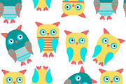6 Animals pattern, vector images
