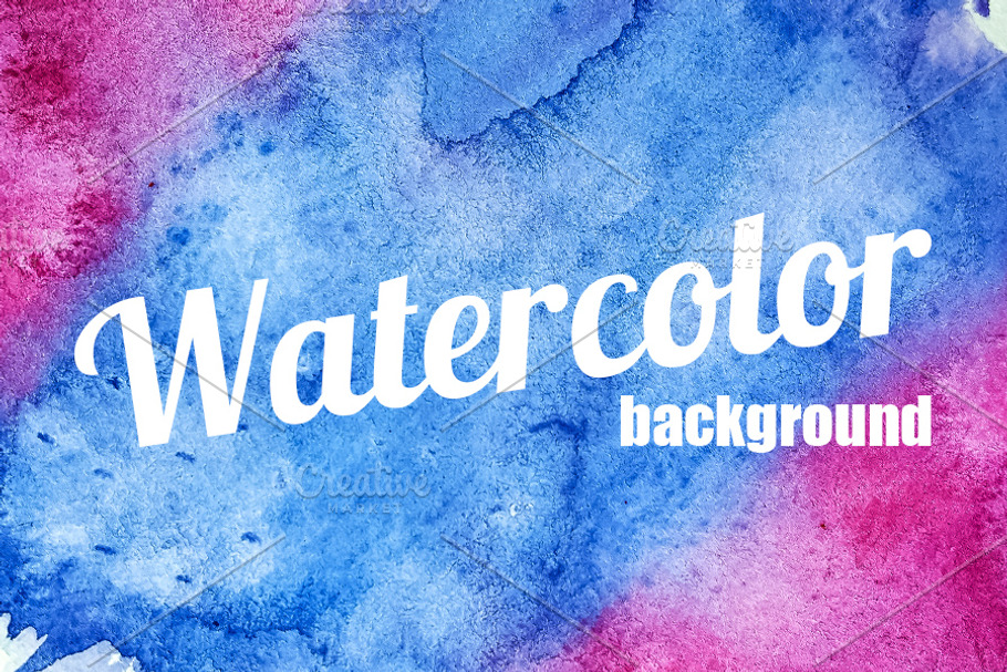 Watercolor painted background in Textures - product preview 8