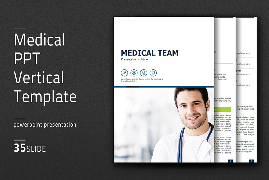 Medical PPT Vertical Template in PowerPoint Templates - product preview 8