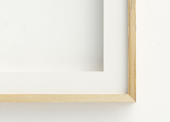 Vertical & Horizontal Wooden Frames  in Print Mockups - product preview 1
