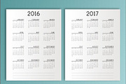 Monthly Planner Vertical 2017 Letter
