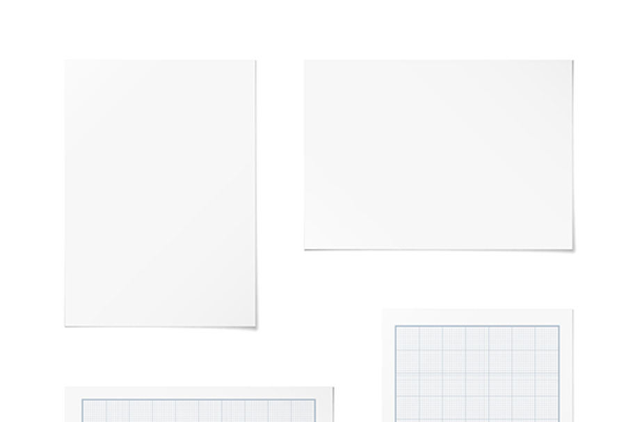 White paper templates in Textures - product preview 8