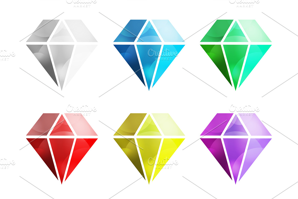Vintage old diamond logo vector in Illustrations - product preview 8