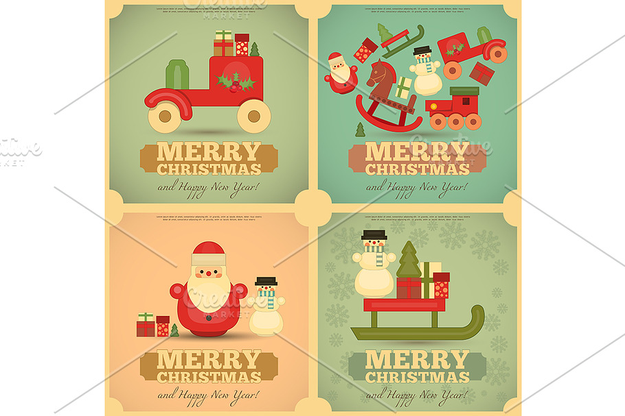 Merry Christmas and Happy New Year in Illustrations - product preview 8
