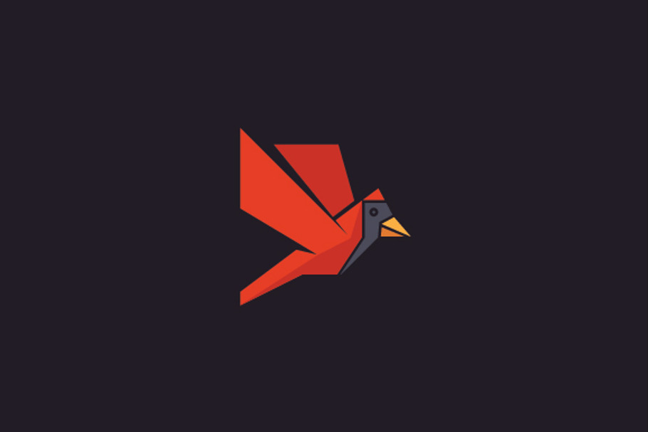 Cardinal Bird Logo in Logo Templates - product preview 8