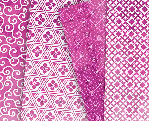 Magenta Watercolor Background Paper in Patterns - product preview 3