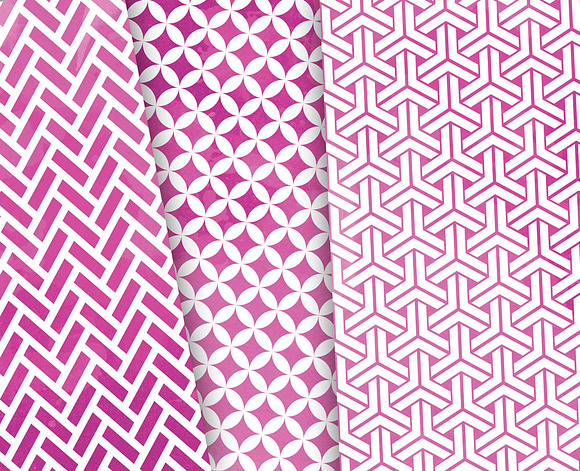 Magenta Watercolor Background Paper in Patterns - product preview 4