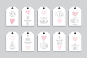 Gift Tags with Hearts