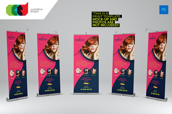 Beauty Care - Roll-Up Banner in Flyer Templates - product preview 1