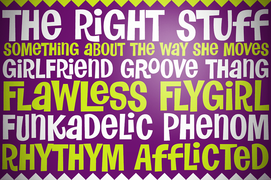 Flawless Flygirl in Display Fonts - product preview 8