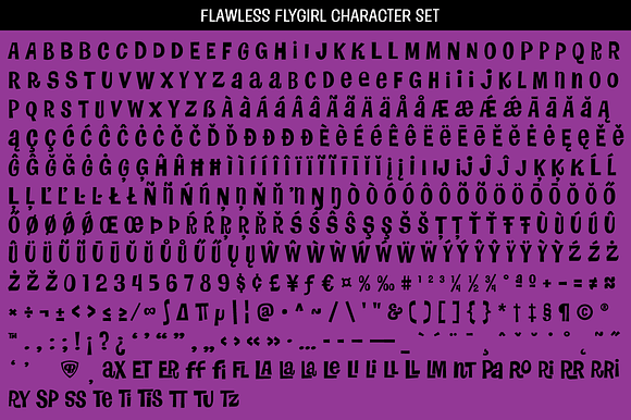 Flawless Flygirl in Display Fonts - product preview 4