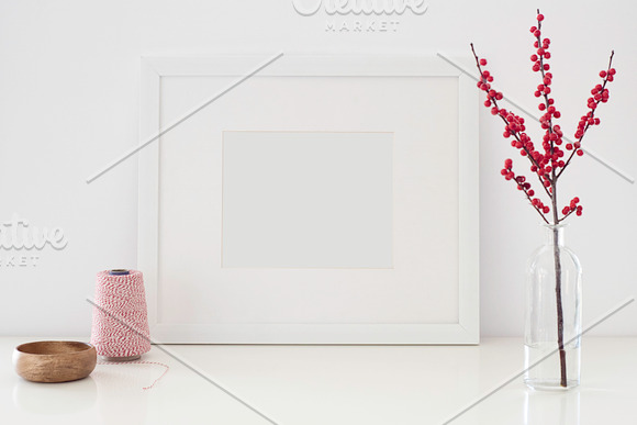 Christmas Frame | PSD Mockup in Print Mockups - product preview 1